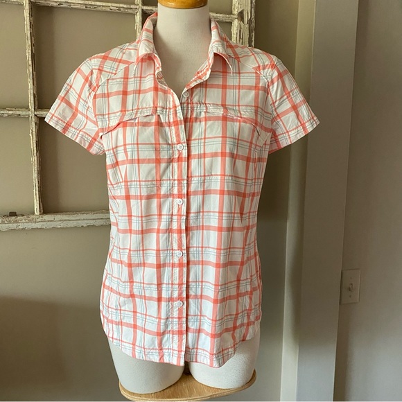 Columbia plaid activewear summer shirt - Picture 1 of 9